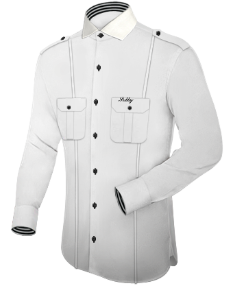Camisa Con Monograma