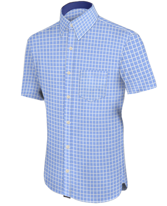 Camisas De Hawaii En Madrid with French Collar 1 Button