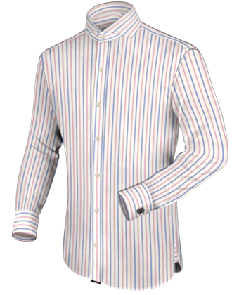 Camisas Grises with Cut Away 1 Button