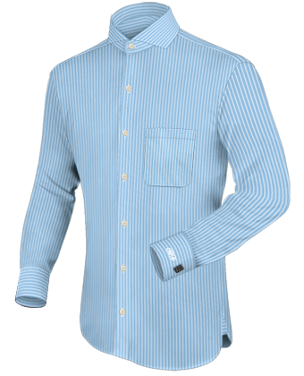 Camisas Hombre De Vestir with Cut Away 1 Button