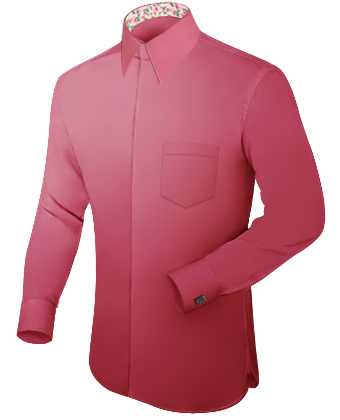 Camiseria A Medida Ingles with French Collar 1 Button