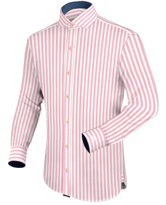 Camiseria De Hombre Dise�o with Italian Collar 2 Button