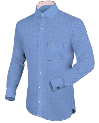 Mangas De Camisa Larga with English Collar