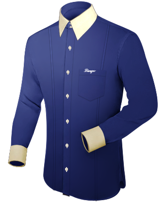 Colores De Camisas with French Collar 2 Button