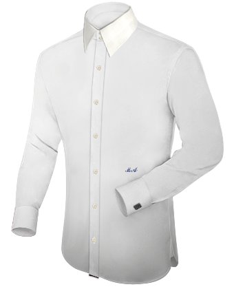 Crear Tus Propias Camisas with French Collar 2 Button