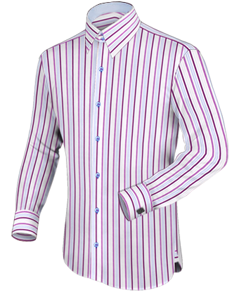 Modes De Camisas with French Collar 2 Button
