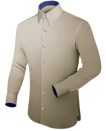 Estampaci�n Camisas with French Collar 2 Button