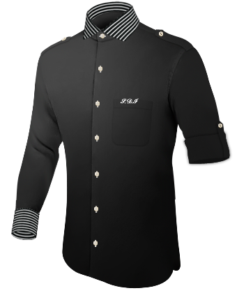 Uniformes Personalizados with Italian Collar 1 Button