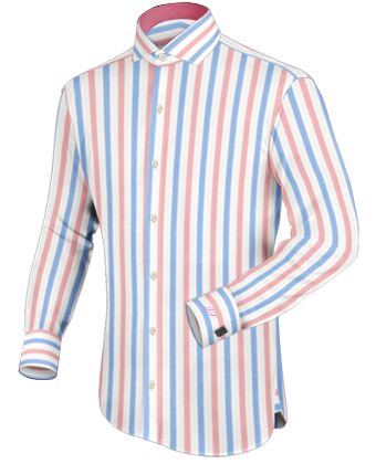 Camisas De Caballeros with Italian Collar 1 Button