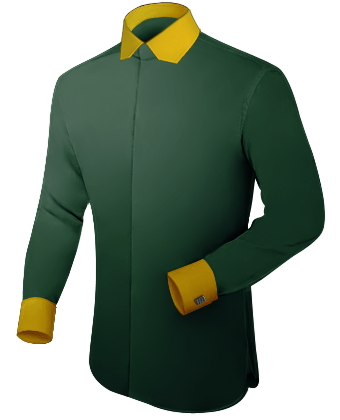 Mens Camisa Barata with Modern Collar