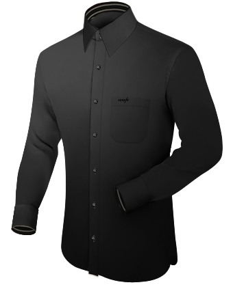 Camisas De Vestir Hombre with French Collar 2 Button