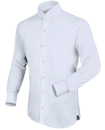 Camisas Pe�as with Italian Collar 1 Button
