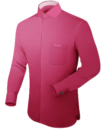 Camisas A Medida with Italian Collar 1 Button