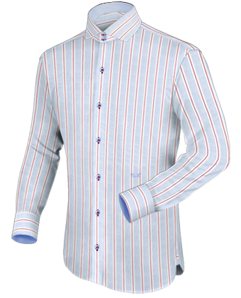 Camisas A Medida with Italian Collar 2 Button