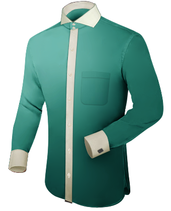 Camisa Blanca De Salir with Cut Away 2 Button