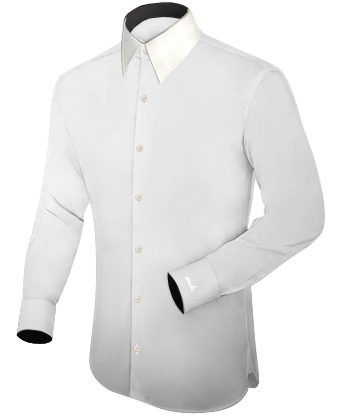 Impresi�n Camisas with French Collar 1 Button