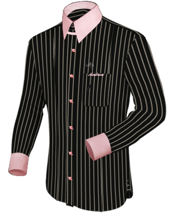 Camisa Esmoquin with Tab