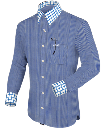 Camisa Espa�a with French Collar 2 Button