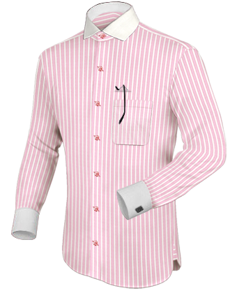Camisa Hombre Cuello Button with Italian Collar 1 Button