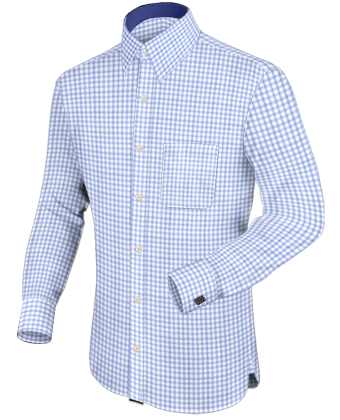 Camisas A La Medida Italia with French Collar 1 Button