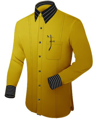 Camisas A Medida Las Rozas with French Collar 2 Button