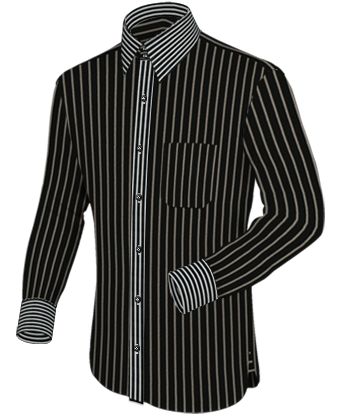 Camisas A Medida Por Internet with French Collar 2 Button