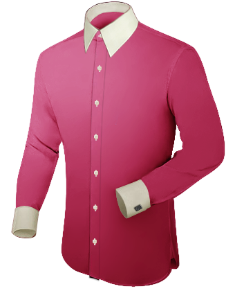 Camisas A Medida Vigo with French Collar 1 Button