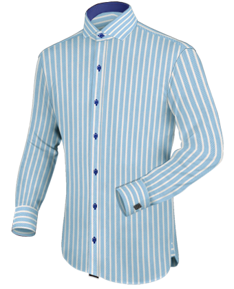 Camisas Bordadas with Italian Collar 1 Button