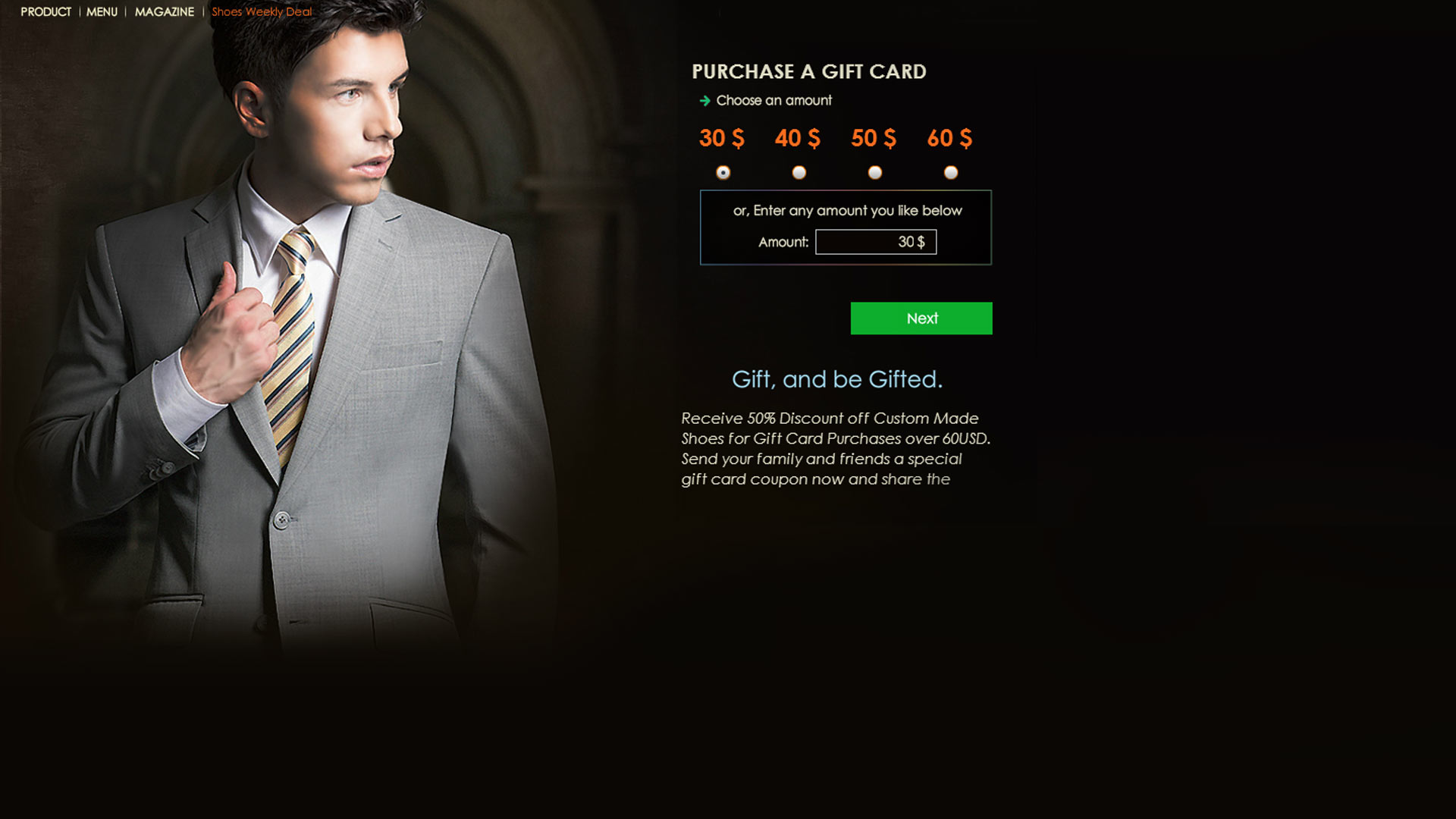 accessories giftcard