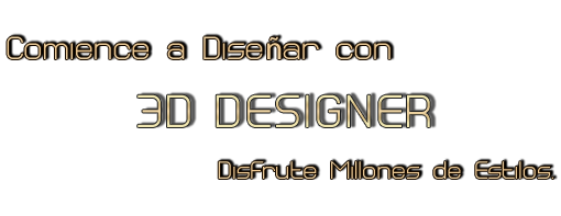 Start Designing With 3D Designer Enjoy Millions of Styles